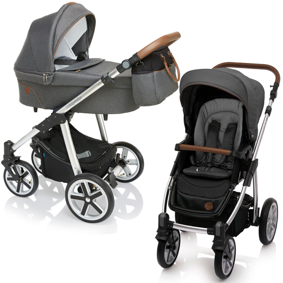 Универсальная коляска 2 в 1 Baby Design Dotty New 10 (Black) - фото | Интернет-магазин автокресел, колясок и аксессуаров для детей Avtokrisla