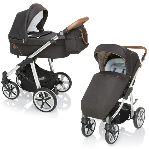 Универсальная коляска 2 в 1 Baby Design Dotty 2019 100 (Dark Rock) - фото | Интернет-магазин автокресел, колясок и аксессуаров для детей Avtokrisla