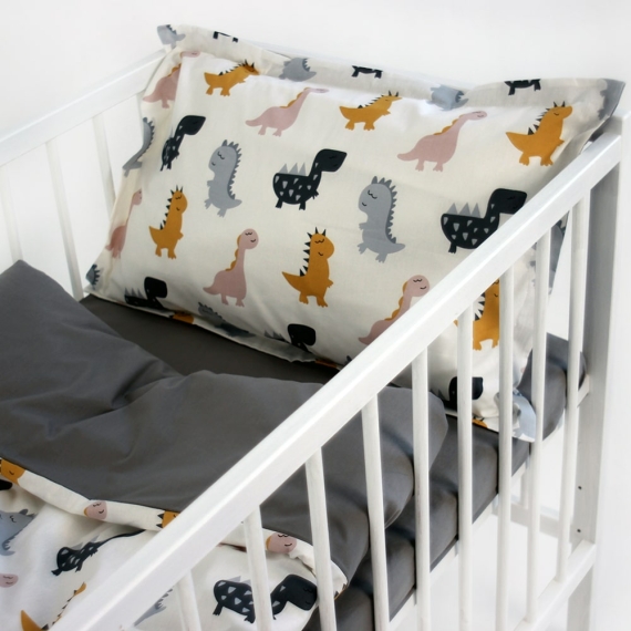 Комплект постільної білизни для немовлят Люлі Динозаврики, 3 единицы - фото | Интернет-магазин автокресел, колясок и аксессуаров для детей Avtokrisla