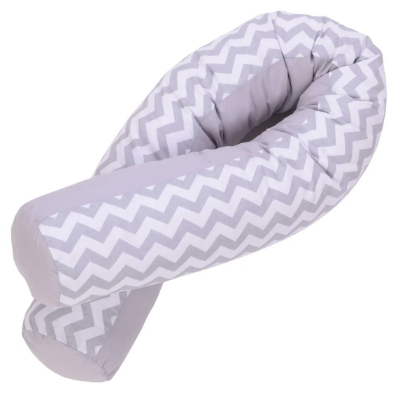 Подушка для годування Baby Veres Comfort Long 170х52 см (zigzag gray) - фото | Интернет-магазин автокресел, колясок и аксессуаров для детей Avtokrisla