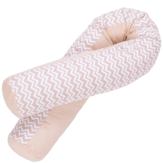 Подушка для кормления Baby Veres Comfort Long 170х52 см (zigzag beige) - фото | Интернет-магазин автокресел, колясок и аксессуаров для детей Avtokrisla