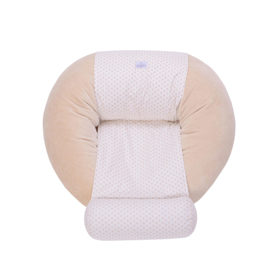 Подушка для годування Veres Comfort Lux Velour 200х75 см (stars beige) - фото | Интернет-магазин автокресел, колясок и аксессуаров для детей Avtokrisla