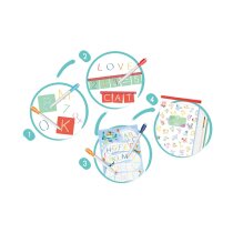 Набір трафаретів Hape Букви та цифри