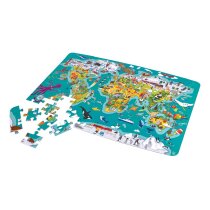Пазл-гра Hape Карта світу, 105 ел