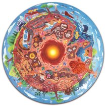 Пазл круглий Hape Підземний світ, 36 ел