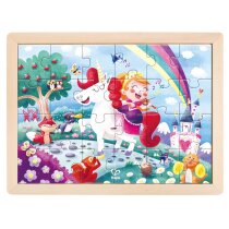 Пазл Hape Єдинороги з розмальовкою