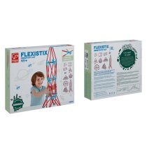 Конструктор бамбуковий Hape Flexistix Креативні фігури, 133 деталі