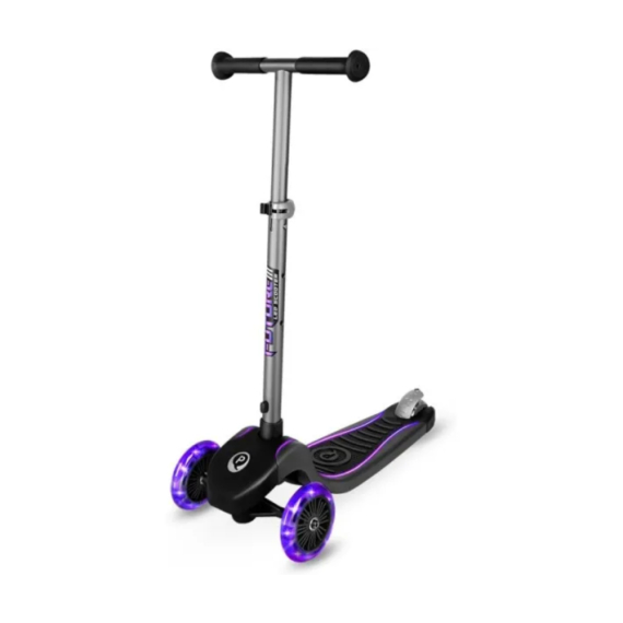 Самокат триколісний дитячий Qplay Future Eco (Purple) - фото | Интернет-магазин автокресел, колясок и аксессуаров для детей Avtokrisla