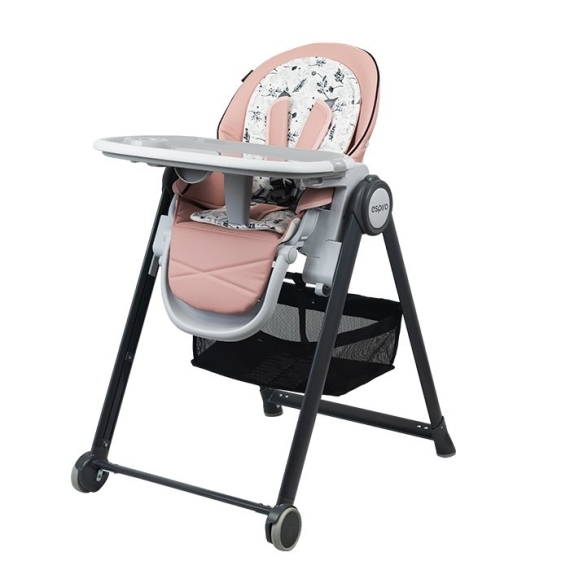 Стільчик для годування Espiro Penne 2022 (08 Pink) - фото | Интернет-магазин автокресел, колясок и аксессуаров для детей Avtokrisla