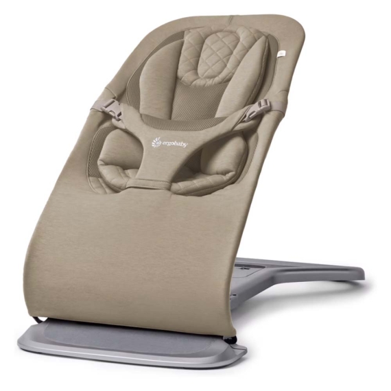 Крісло-шезлонг Ergobaby Evolve Bouncer (Soft Olive) - фото | Интернет-магазин автокресел, колясок и аксессуаров для детей Avtokrisla