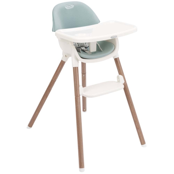 Стільчик для годування 3 в 1 Graco Presti (м'ятний) - фото | Интернет-магазин автокресел, колясок и аксессуаров для детей Avtokrisla