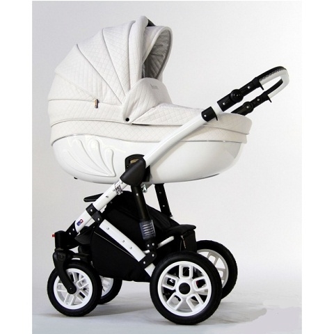 Универсальная коляска Retrus AVENIR 54 F-line (100 White) - фото | Интернет-магазин автокресел, колясок и аксессуаров для детей Avtokrisla