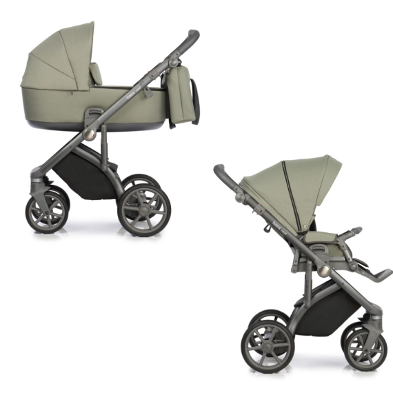 Універсальна коляска 2 в 1 Roan Bass Next (Misty mood) - фото | Интернет-магазин автокресел, колясок и аксессуаров для детей Avtokrisla