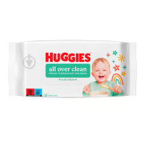 Вологі серветки Huggies All Over Clean, 56 шт.