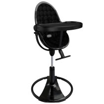 Стільчик для годування Bloom Fresco з бавовняним вкладишем (Noir / Midnight Black)