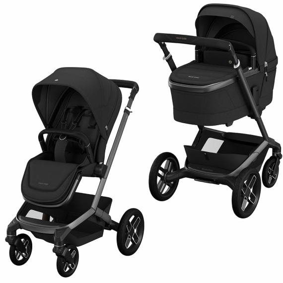 Универсальная коляска 2 в 1 Maxi-Cosi Fame (Twillic Black) - фото | Интернет-магазин автокресел, колясок и аксессуаров для детей Avtokrisla