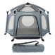 Манеж дитячий DreamBaby Adventure (Blue/Grey)