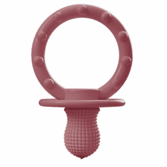 Пустушка силіконова MinikOiOi Gumy 3m+ (Velvet Rose) - фото | Интернет-магазин автокресел, колясок и аксессуаров для детей Avtokrisla