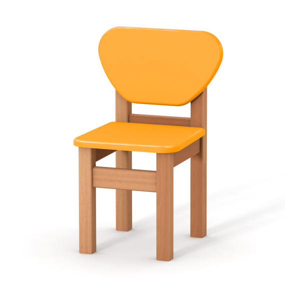 Стульчик Верес МДФ (оранжевый) - фото | Интернет-магазин автокресел, колясок и аксессуаров для детей Avtokrisla