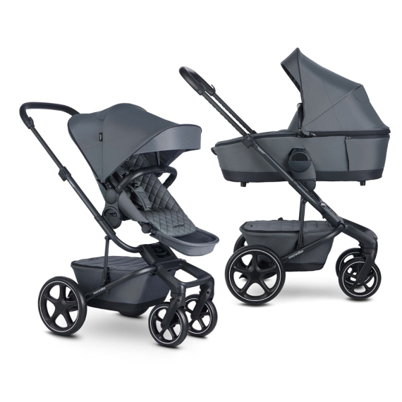 Універсальна коляска 2 в 1 Easywalker Harvey 5 Premium MIDDLE LUX (Mineral Grey) - фото | Интернет-магазин автокресел, колясок и аксессуаров для детей Avtokrisla