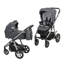 Універсальна коляска 2 в 1 Baby Design Husky NR 2021 (117 GRAPHITE)
