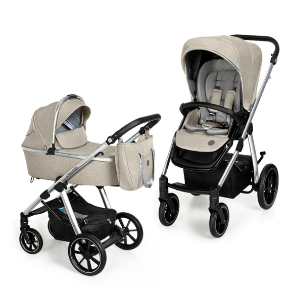 Универсальная коляска 2 в 1 Baby Design Bueno (209 - BEIGE, без вышивки) - фото | Интернет-магазин автокресел, колясок и аксессуаров для детей Avtokrisla