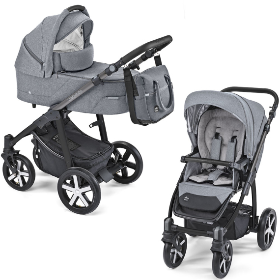 Універсальна коляска 2 в 1 Baby Design Husky WP 2019 07 (Gray) - фото | Интернет-магазин автокресел, колясок и аксессуаров для детей Avtokrisla