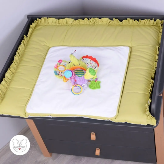 Cповивальний матрац Baby Veres 72х80 см (Macaroon Green apple) - фото | Интернет-магазин автокресел, колясок и аксессуаров для детей Avtokrisla