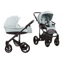 Універсальна коляска 2 в 1 Bebetto Magnum LUX (02/ментол/чорна рама)