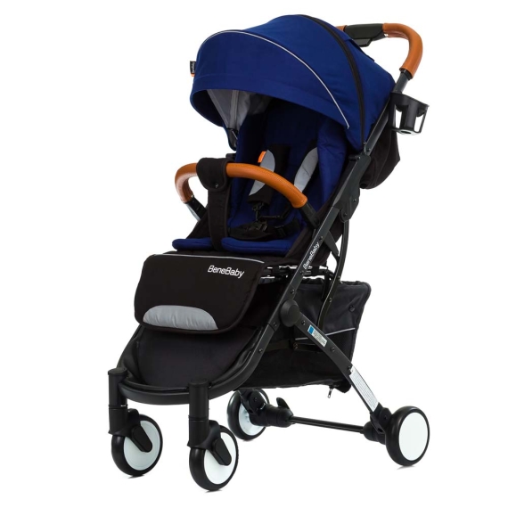 Прогулочная коляска Bene Baby D200 New (синяя) - фото | Интернет-магазин автокресел, колясок и аксессуаров для детей Avtokrisla