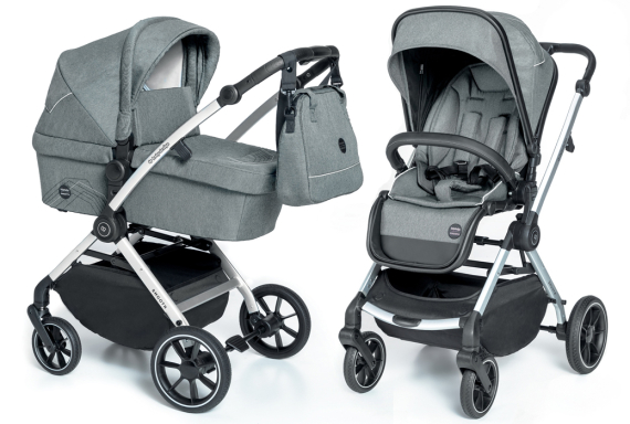 Коляска 2 в 1 Baby Design Smooth (07 Gray) - фото | Интернет-магазин автокресел, колясок и аксессуаров для детей Avtokrisla