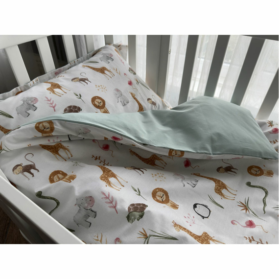 Комплект постільної білизни для немовлят Люлі (Джунглі) - фото | Интернет-магазин автокресел, колясок и аксессуаров для детей Avtokrisla