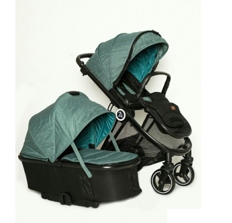 Коляска 2 в 1 Babyzz В102 (зеленая) - фото | Интернет-магазин автокресел, колясок и аксессуаров для детей Avtokrisla