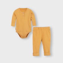 Набір боді з лосинами MagBaby Natural, 68 розмір, 3-6 міс (гірчичний)