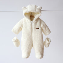 Хутряний комбінезон MagBaby Teddy 62 розмір, 0-3 міс (молочний)