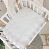 Простирадло Мама Вколихала Soft 140х70 см (біле)
