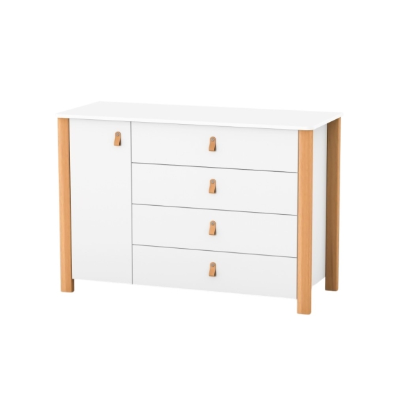 Комод Veres Монако 1200 (біло-буковий) - фото | Интернет-магазин автокресел, колясок и аксессуаров для детей Avtokrisla