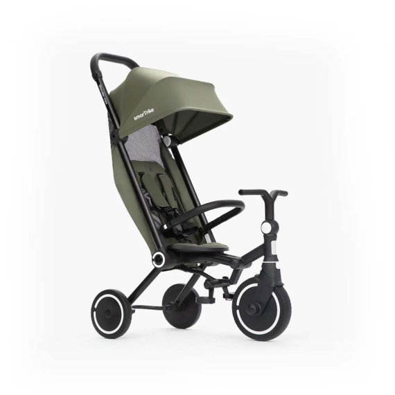 Коляска-велосипед smarTrike Wonder max (Sage Green) - фото | Интернет-магазин автокресел, колясок и аксессуаров для детей Avtokrisla