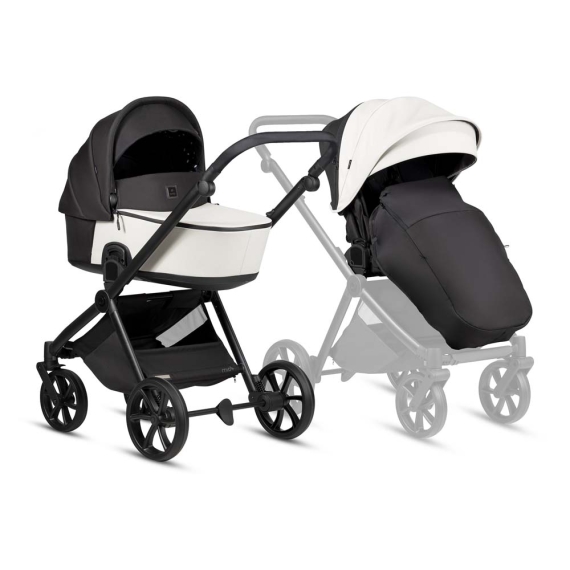 Універсальна коляска 2 в 1 TUTIS Mio 3 Plus 2026 (Leather / Silver Grey) - фото | Интернет-магазин автокресел, колясок и аксессуаров для детей Avtokrisla