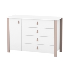 Комод Veres Монако 1200 (капучино-білий)