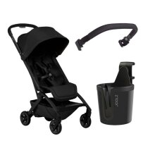 Прогулянкова коляска Joolz Aer 2 з бампером та підсклянником (Space Black)