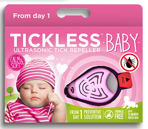 Ультразвуковий прилад від кліщів Tickless Baby Kid (Pink) - фото | Интернет-магазин автокресел, колясок и аксессуаров для детей Avtokrisla