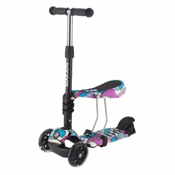 Біговел KIKKA BOO Makani 3in1 Ride & Skate (Picasso) - фото | Интернет-магазин автокресел, колясок и аксессуаров для детей Avtokrisla