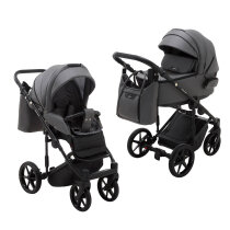 Універсальна коляска 2 в 1 Adamex Porto Light ECO (еко-шкіра / SA-4)