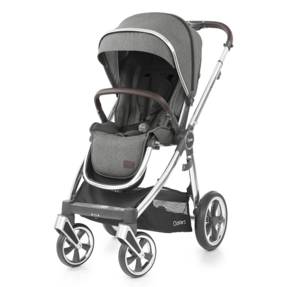 Прогулочная коляска BabyStyle Oyster 3 2021 (Mercury / Mirror) - фото | Интернет-магазин автокресел, колясок и аксессуаров для детей Avtokrisla