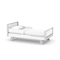 Ліжко підліткове Veres Manhattan 1600×800 см (біло-сіре)