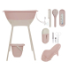 Набір з дитячою ванночкою 8 в 1 LUMA (Blush Pink)