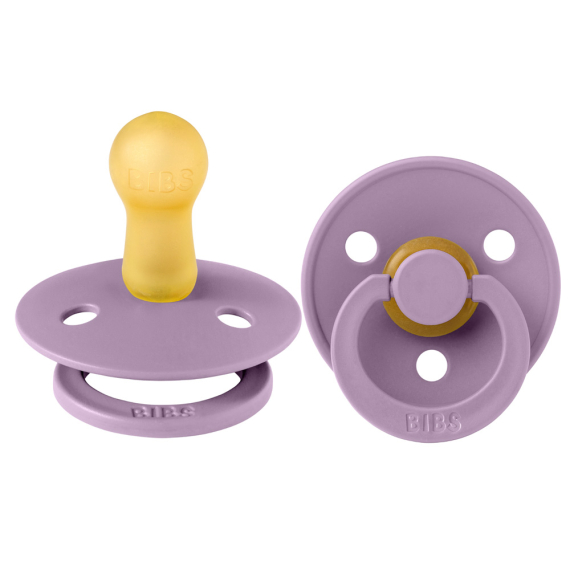 Пустушка BIBS Colour Latex Розмір 2 (Lavender) - фото | Интернет-магазин автокресел, колясок и аксессуаров для детей Avtokrisla