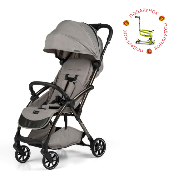 Прогулянкова коляска Leclerc Influencer Air (Violet Grey) - фото | Интернет-магазин автокресел, колясок и аксессуаров для детей Avtokrisla