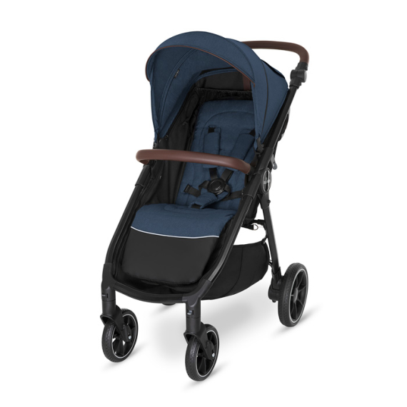 Прогулочная коляска Baby Design LOOK G 2021 (103 NAVY) - фото | Интернет-магазин автокресел, колясок и аксессуаров для детей Avtokrisla